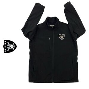 NFL Las Vegas Raiders Soft Shell Fleeced Line Performance Jacket